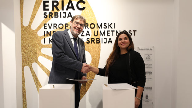  Poseta Evropskom romskom institutu za umetnost i kulturu Srbije    