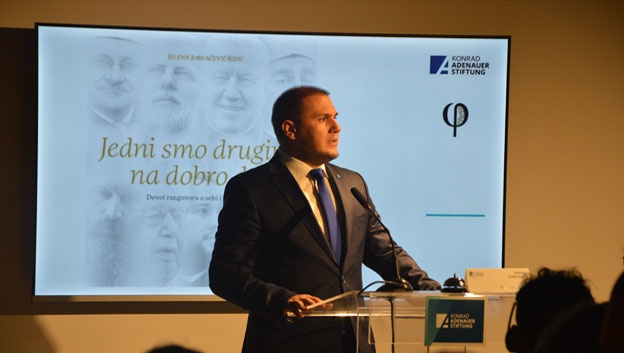  Državni sekretar prof. dr Rejhan Kurtović govorio na predstavljanju knjige „Jedni smo drugima na dobro dati“    