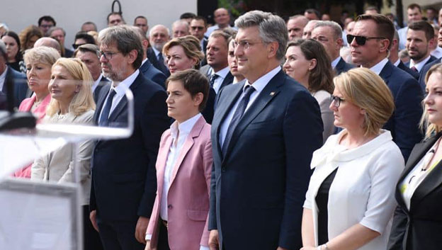  Ministar Žigmanov u delegaciji Vlade Republike Srbije dočekao hravatskog premijera Andreja Plenkovića u Subotici 