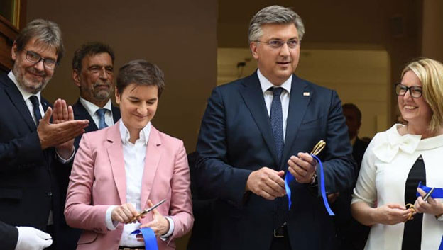  Ministar Žigmanov u delegaciji Vlade Republike Srbije dočekao hravatskog premijera Andreja Plenkovića u Subotici  